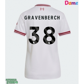 Liverpool Ryan Gravenberch #38 Replika Udebanetrøje Dame 2026-27 Kortærmet